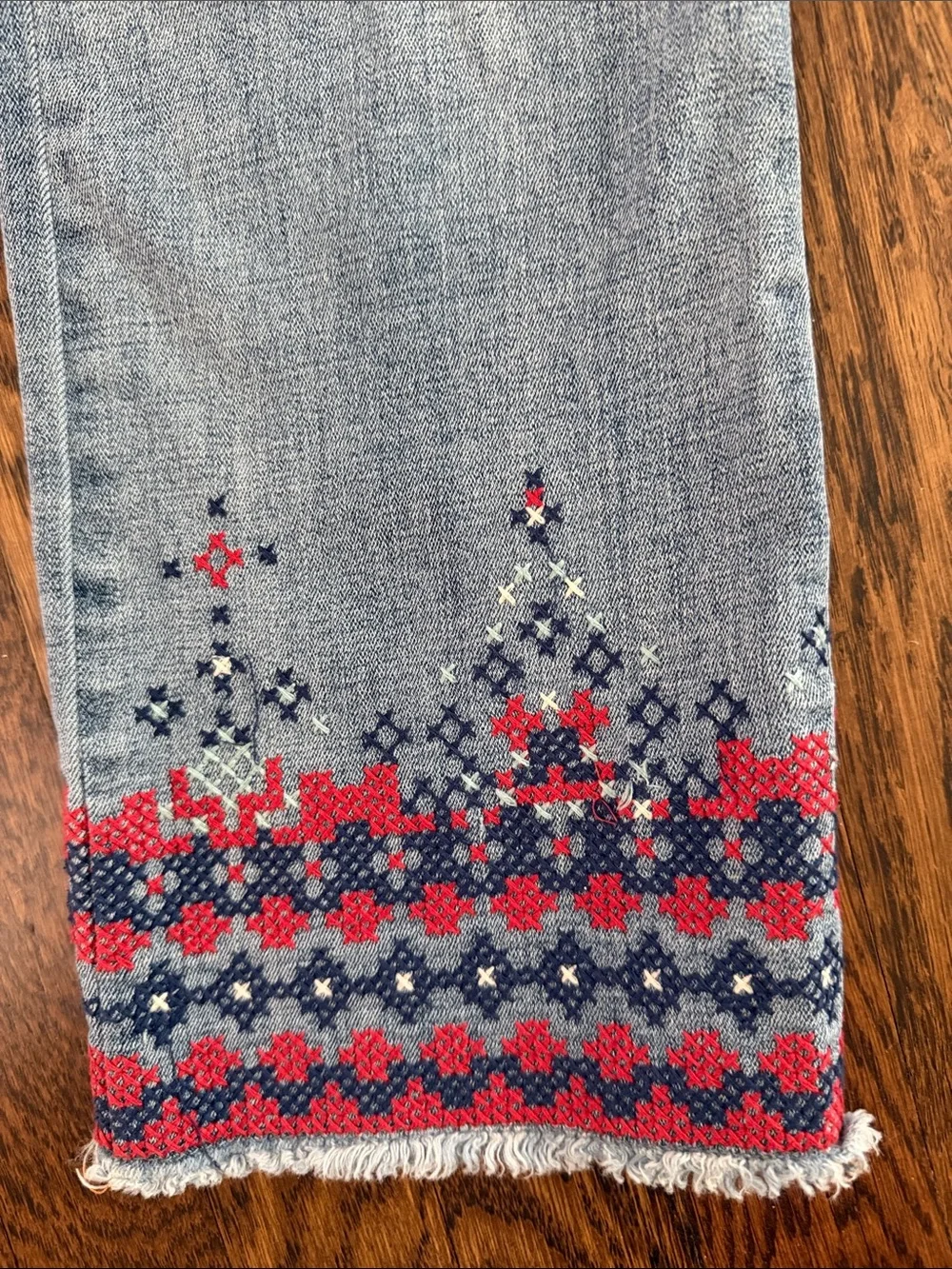 TORY BURCH GORGEOUS EMBROIDERED JEANS